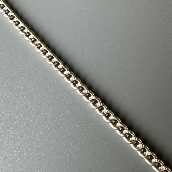 Sterling Silver Plated Onyx Y Necklace – Artisan Made Statement Piece - Picture 7 of 12